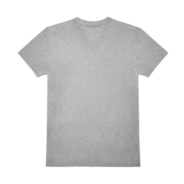 B&C Mens Plain Navy T-Shirt in Grey Size: XS Grey Male XS