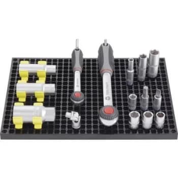 TOOLCRAFT 553943 Lochplatten-Set 2 piece. + 80 Piece. Accessories (L x W) 194mm x 278mm 1 Set