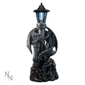 Dragon Castle with Lantern Solar Powered
