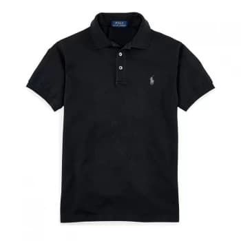 Polo Ralph Lauren Slim Fit Stretch Mesh Polo Shirt - Polo Black