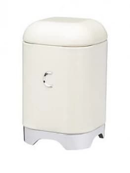 Lovello Coffee Canister In Vanilla Cream