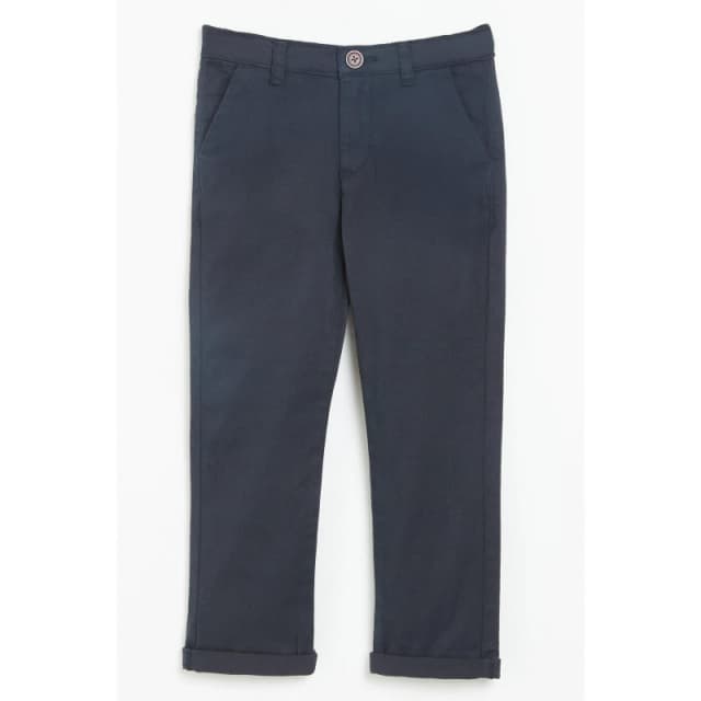 Studio Younger Boys Chino Trouser Navy - Blue Blue 1 - 2 Years