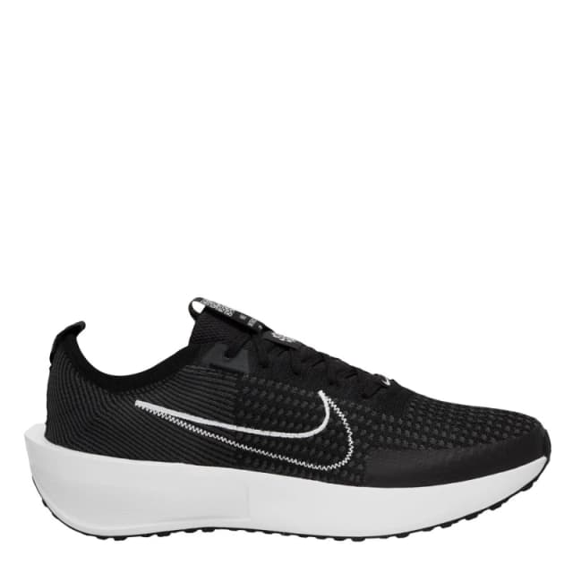 Nike Interact Run Mens Road Running Shoes Black/White male 8 (42.5)