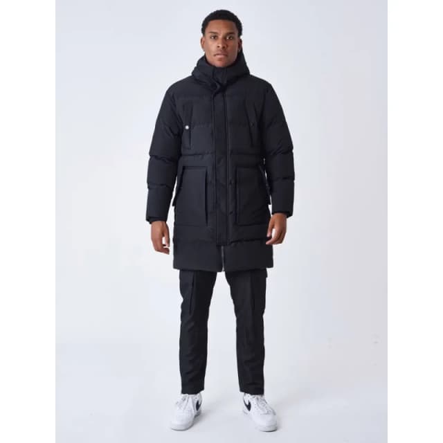 Project X Paris Project X Paris' Multi-Pocket Long Puffer Noir Male S 2451012_BK