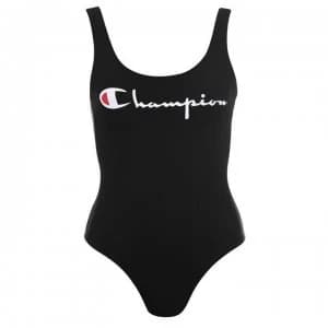 Champion Mid One Piece Swimsuit - Black