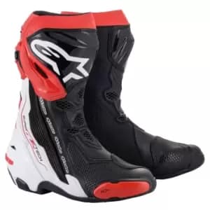 Alpinestars Supertech R 2021 Black White Red Boots 42
