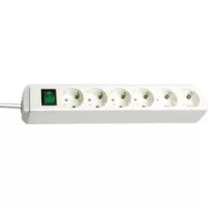 Brennenstuhl 1159520400 Power strip (+ switch) 6x White PG connector