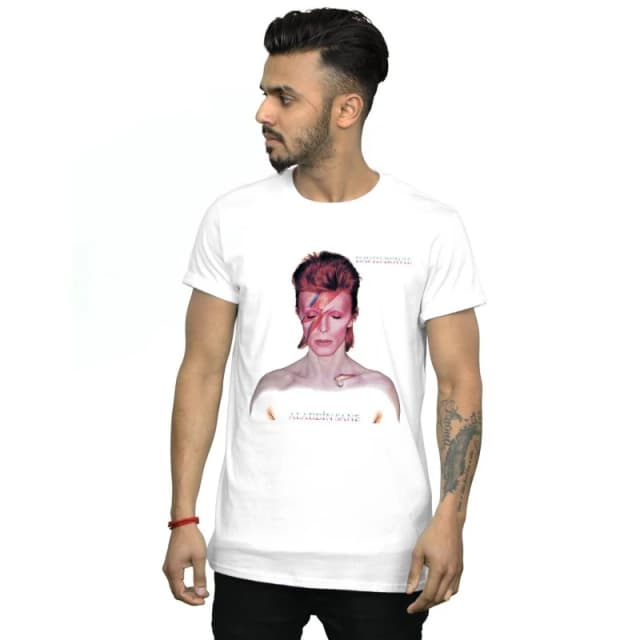 David Bowie David Bowie Men My Love For You T-Shirt in White Size: Small White S Male 5059568130914