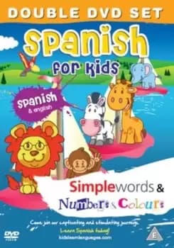 Spanish for Kids: Simple Words/Numbers and Colours - DVD - Used