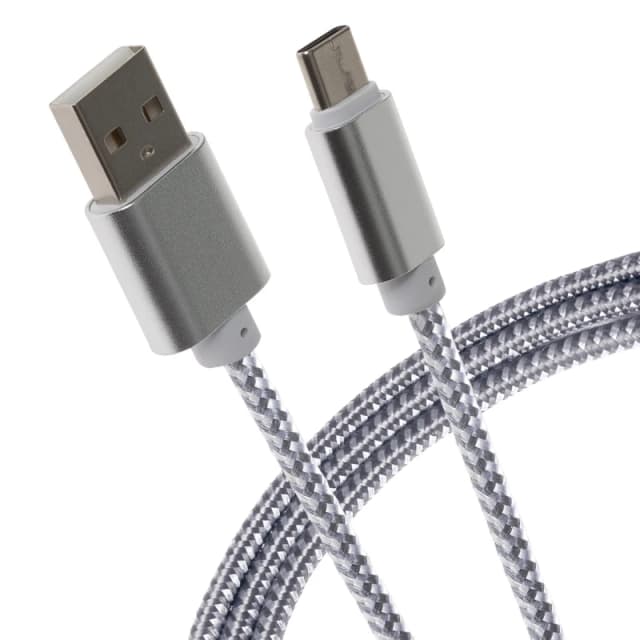 Maplin USB-C to USB-A Cable Braided