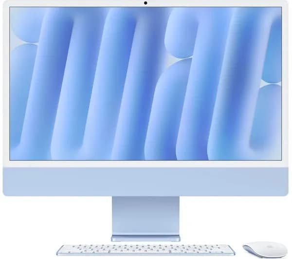 APPLE iMac 4.5K 24" (2024) - M4, 256GB SSD, Blue 195949597091