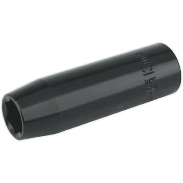 Loops 13mm Forged Deep Impact Socket - 1/2 Inch Sq Drive Chrome Vanadium Wrench Socket Multi