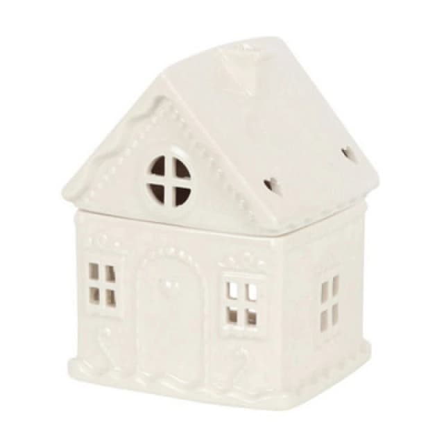 Something Different Something Different Gingerbread House Oil Burner in White White One Size Unisex 5059958496903