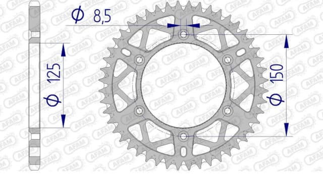 AFAM 72304+49 Chain Sprocket Chain Sprocket (5479)