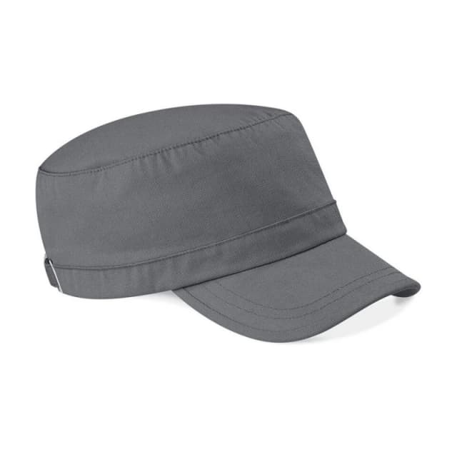 Beechfield Mens Army Cap Headwear in Mid Grey Mid Grey Male One Size