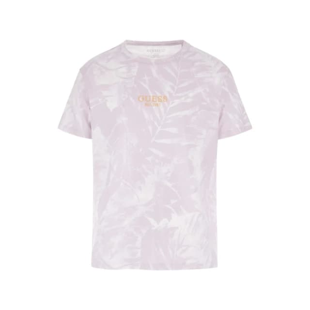 Guess T-Shirt Guess AOP Blanc Male S