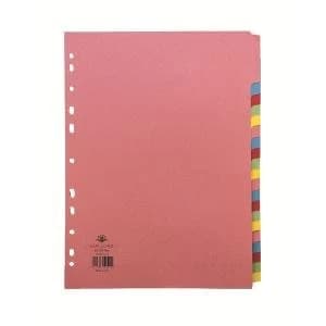 Concord Divider 20-Part A4 160gsm Multicoloured 74099J40