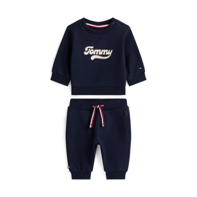 Tommy Hilfiger Unisex Kids Graphic Clothing Set Night Navy C1G unisex 12M(80)