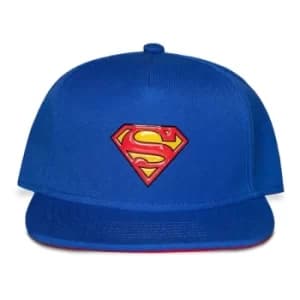 DC Comics Superman Logo with Cape Novelty Cap (Blue/Red)