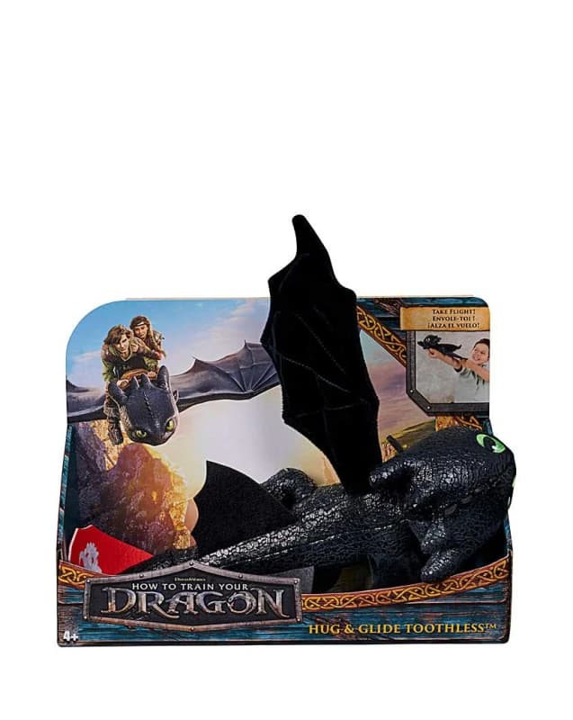 How To Train Your Dragon HTTYD 12" Gliding Hug Toothless Plush - How To Train Your Dragon Male TC17701