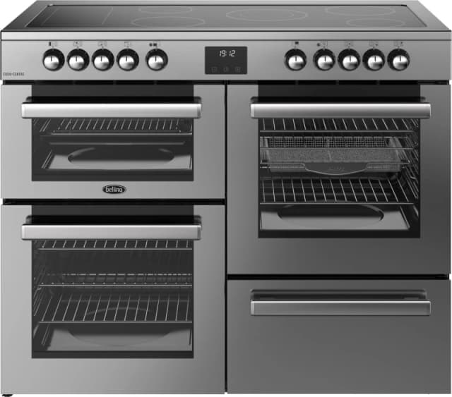 Belling Cookcentre 110cm Electric Range Cooker - Stainless Steel 444411804 Stainless steel