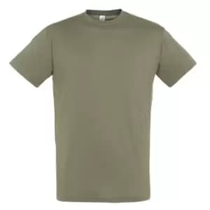 SOLS Mens Regent Short Sleeve T-Shirt (L) (Khaki)