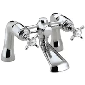 1901 Pillar Bath Filler Tap Traditional Bathroom Chrome Deck Mounted - Bristan