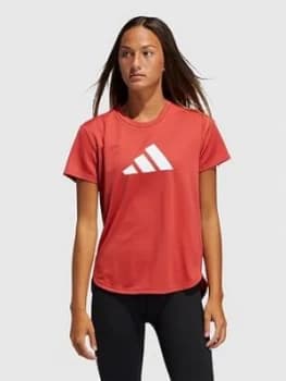 Adidas Badge Of Sport Logo T-Shirt - Red