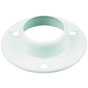 Wickes Interior Deluxe End Rail Bracket - 25mm White Pack of 2