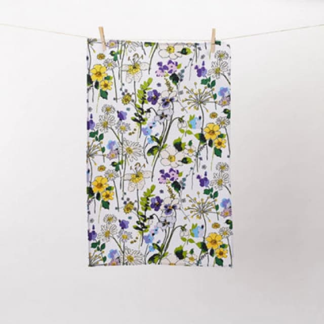 Ulster Weavers 'Wildflowers' Floral 100% Cotton Tea Towel Multi