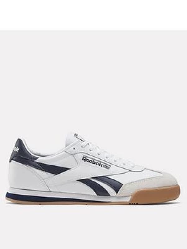 Reebok campio xt trainers in white & navy White/Navy UK 7