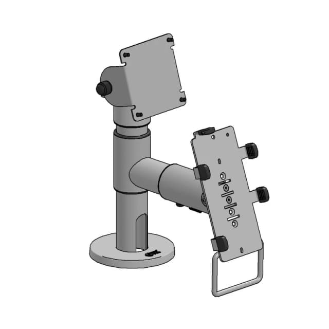 Ergonomic Solutions Pole VES 75 Screen C&P on rm