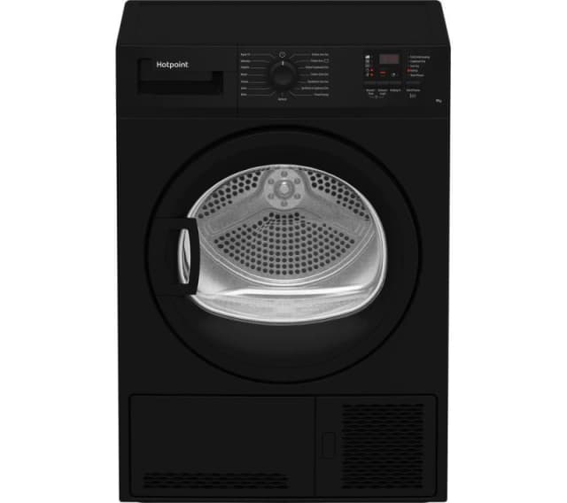 Hotpoint C HD C92 BBGD UK 9Kg Condenser Tumble Dryer - Black - B Rated