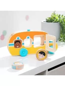 Melissa & Doug Go Tots Roll & Ride Bus