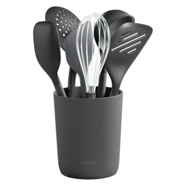 Zyliss 7 Piece Silicone Kitchen Utensil Set - Grey
