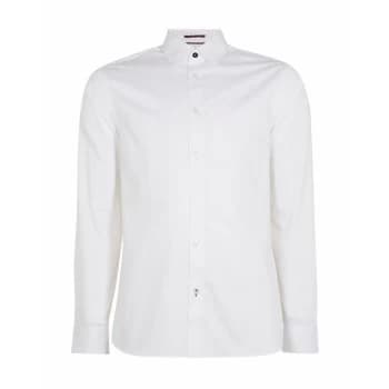Ted Baker Bobcut Ls Satin Stretch Shirt - WHITE