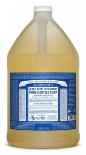 Dr Bronner Peppermint Pure Castile Liquid 3790ml