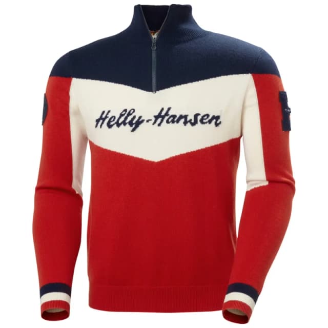 Helly Hansen 1/4 zip sweater Helly Hansen Apres Rouge Male S