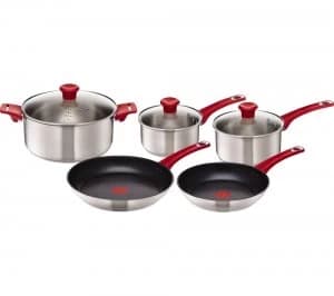 Tefal H801S514 Jamie Oliver 5 Piece Cookware Set