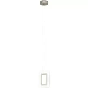 Netlighting Enaluri LED Integrated Pendant Ceiling Light Satin Nickel
