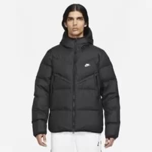Nike M Nsw Sf Windrunner Hoody Jacket, Black/Sail, Male, Jackets & Outerwear, DD6795-010