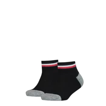 Tommy Hilfiger Hilfiger Icon Quarter Socks 2 Pack Boys - Black