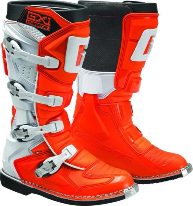 Gaerne GX-1 Goodyear Motocross Boots, white-orange, Size 44 45 for Men