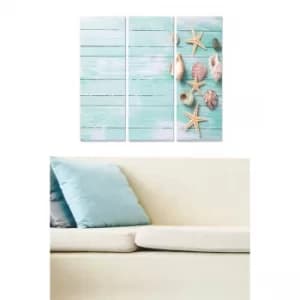 MDF279292769 Multicolor Decorative MDF Painting (3 Pieces)