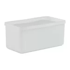 Boite 1500 ml avec couvercle cloche rectangulaire nature L103xl208xH94mm HUNERS