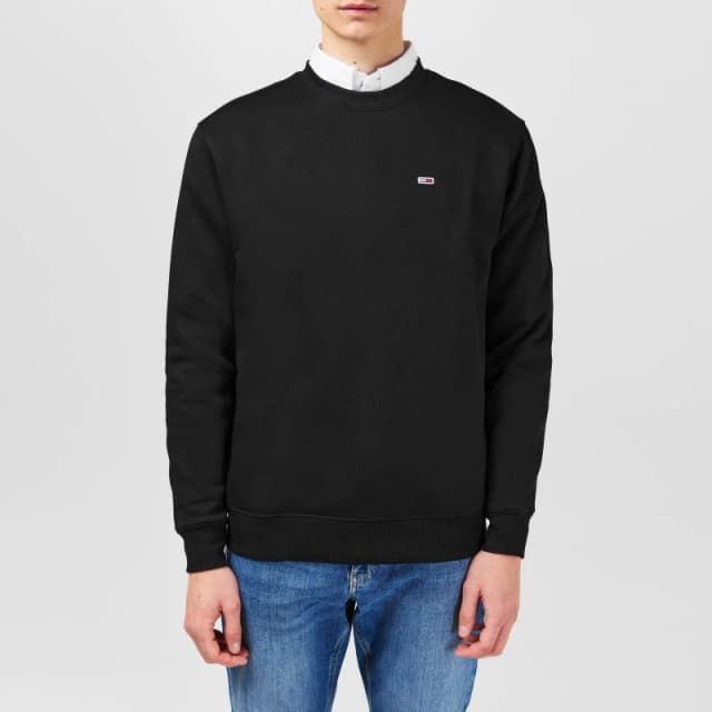 Tommy Jeans Crew Neck Sweatshirt Black BDS male S