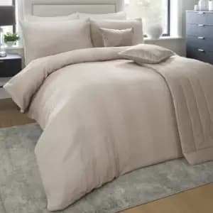 Capri Duvet Cover and Pillowcase Set Natural Natural