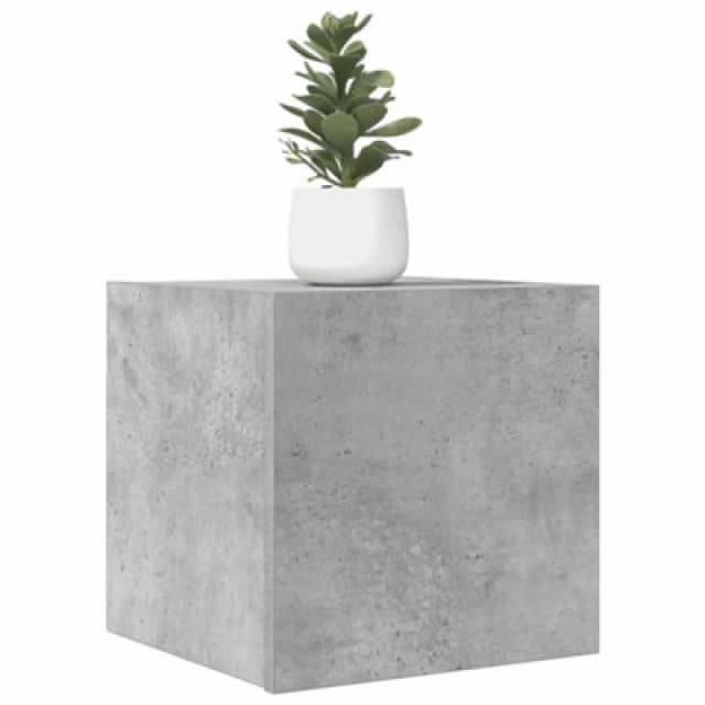 Vidaxl Wall Mounted TV Cabinet Concrete Grey 30.5X30X30 Cm, Grey 804493