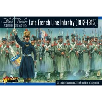 Late French Line Infantry (1812-1815) - 28 figs