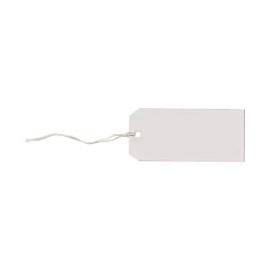 Strung Tags 120mm x 60mm 220 230gm2 White 1 x Pack of 1000